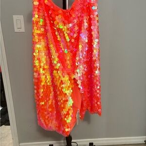 Anthropologie Neon Orange Garment